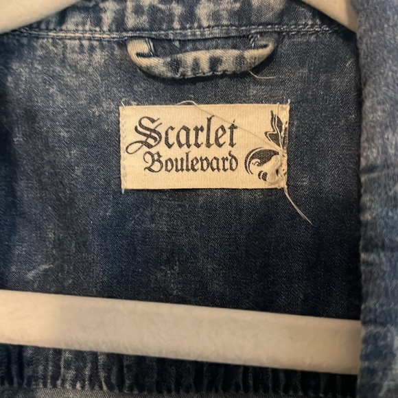 Stonewash Cotton Button Down Shirt - Picture 3 of 6